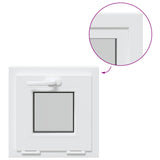 Tilt Basement Window RISOR 40 x 40 cm PVC and Clear Plain Glass 42047754