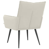 Armchair Cream Velvet 42047731