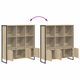 Book Cabinet 2 pcs Sonoma 99.5 x 30 x 108 cm Engineered Wood 3403023