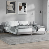 Bed Frame without Mattress Grey Sonoma 120x200 cm Engineered Wood 832155