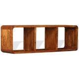 TV Cabinet Solid Wood with Honey Finish 120x30x40 cm 244680