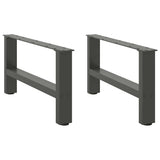 Coffee Table Legs Anthracite 2 pcs 60x cm Steel 4013266