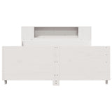 Bed Frame without Mattress White 160x200 cm Solid Wood Pine 3323762