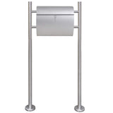 Mailbox on Stand Stainless Steel 271745