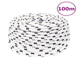 Work Rope White 10 mm 100 m Polyester 152773