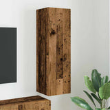 TV Wall Cabinet Old Wood 30 x 31 x 100 cm Engineered Wood 892325