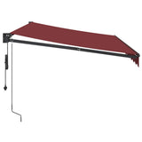 Automatic Retractable Awning Burgundy 350x250 cm 3215309