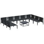 Garden Sofa Set Anthracite Steel 3379011