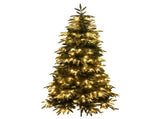 6FT Green Ice Crystal Christmas Tree, PVC & PE, 763 Tips, 3-Section Auto Tree, 260 LEDs 45470089