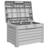 Outdoor Cushion Box Grey 73x50.5x46.5 cm Polypropylene 366601
