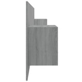 Bed Headboard with Cabinets Grey Sonoma Engineered Wood 3115770