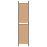 6-Panel Room Divider Beige 300 x 220 cm Fabric 42039226