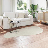 Area Rugs HUARTE Cream 100 x 200 cm Polyester 4103769