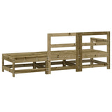 3 Piece Garden Lounge Set Impregnated Wood Pine 825526