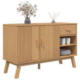 Sideboard OLDEN Brown 114x43x73.5 cm Solid Wood Pine 358606