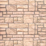 3D Wall Panels with Beige Brick Design 10 pcs EPS 147206