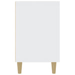 ZNTS Sideboard White 100x36x60 cm Engineered Wood 812510