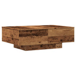 ZNTS Coffee Table Old Wood 90x60x31 cm Engineered Wood 856570