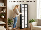 4 Panel Folding Room Divider, Freestanding Room Separator, Indoor Privacy Screen for Living Room, T3398P554170