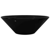 Ceramic Bathroom Sink Basin Black Round 141927