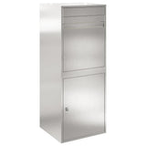 Parcel Drop Box Silver 47.5 x 38 x 59 cm Stainless Steel 874937