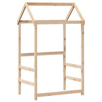 Day Bed with Roof without Mattress 90x200 cm Solid Wood 3282234