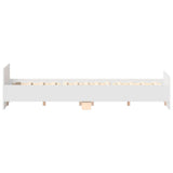 Bed Frame without Mattress White 120x200 cm 3203740