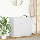Sideboard with Drawer White 71x35x65 cm Engineered Wood 861598