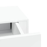 Wall-mounted Drawer Shelf White 60x23.5x10 cm MDF 330255