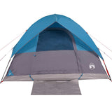Family Tent Dome 6-Person Blue Waterproof 94704