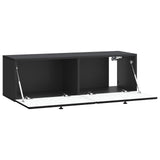 Wall-Mounted TV Cabinet 98 x 31 x 30 cm Black Engineered Wood 899236