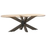 Coffee Table Leg Spider Shape Black 98x58x cm Steel 4013111