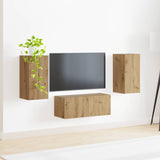 TV Cabinet Set 6 pcs Artisan Oak Engineered Wood 3409068