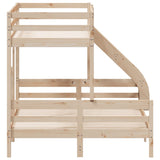 Bunk Bed without Mattress 80x200/140x200 cm Solid Wood 3207181
