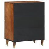 Sideboard with Shelf Brown 60 x 33 x 75 cm Solid Mango Wood 4018762