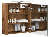 Bathroom Mirror Cabinet Old Wood 43 x 16 x 62.5 cm 889149