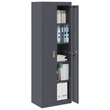 Storage Cabinet Anthracite 60 x 40 x180 cm Steel 3406198
