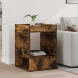 End Table Smoked Oak 40 x 40 x 56 cm Engineered Wood 890952