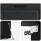 Wall-Mounted TV Cabinet Black 98 x 41 x 30 cm Engineered Wood 899376