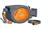Retractable Hose Reel Wall Mounted, 302m Garden Hose Pipe Reel with Lock, Auto Rewind, 7 in 1 Spray T3398P551675