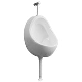 Wall Hung Urinal with Flush Valve Ceramic White 143990