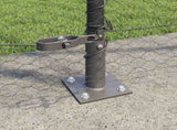 Welded Wire Fence with Concrete Base 10 x 1.5 m 3353634