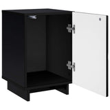 Bedside Cabinet 2 pcs Black 33.5 x 34.5 x 50 cm Engineered Wood 8011408