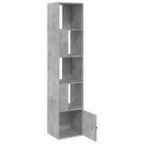 Bookcase Concrete Grey 40x36x189 cm Engineered Wood 848244