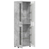 Highboard FLORIN Concrete Grey 60 x 35 x 182 cm Engineered Wood 3397907