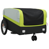 Bike Trailer Black and Green 45 kg Iron 94074