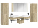 Bathroom Furniture Set 6 pcs Sonoma Oak 3407201