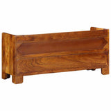 Shoe Bench Honey Brown 100 x 35 x 45 cm Acacia Solid Wood 4016525