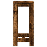 Bar Table Smoked Oak 51x50x103.5 cm Engineered Wood 854404