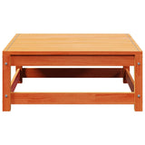 ZNTS Garden Footstool Wax Brown 70x70x30 cm Solid Wood Pine 837939